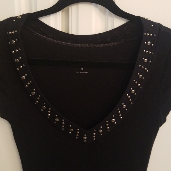 Express Studded Sexy Basics Top - Picture 2 of 3